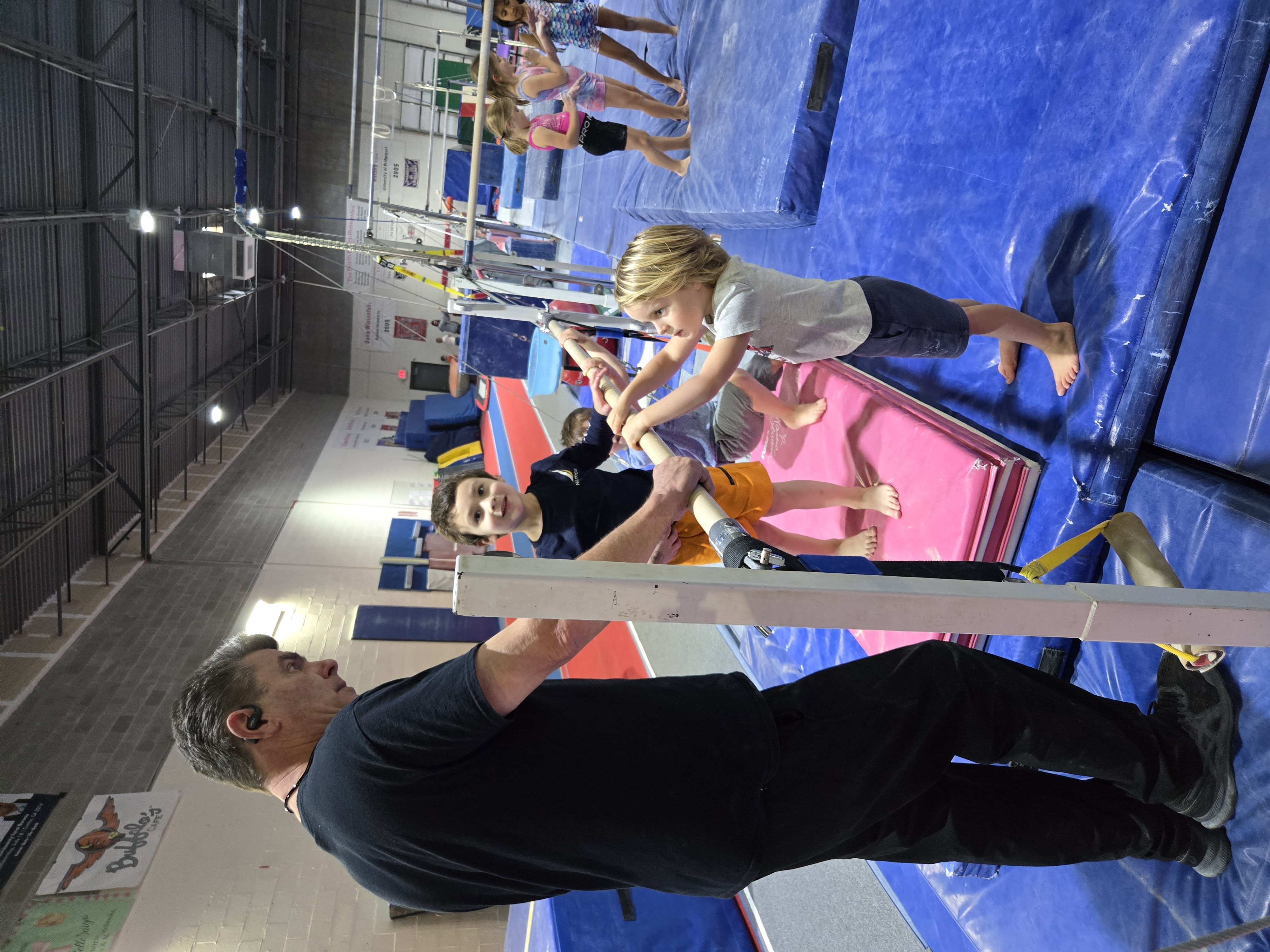 Preschool gymnastics class