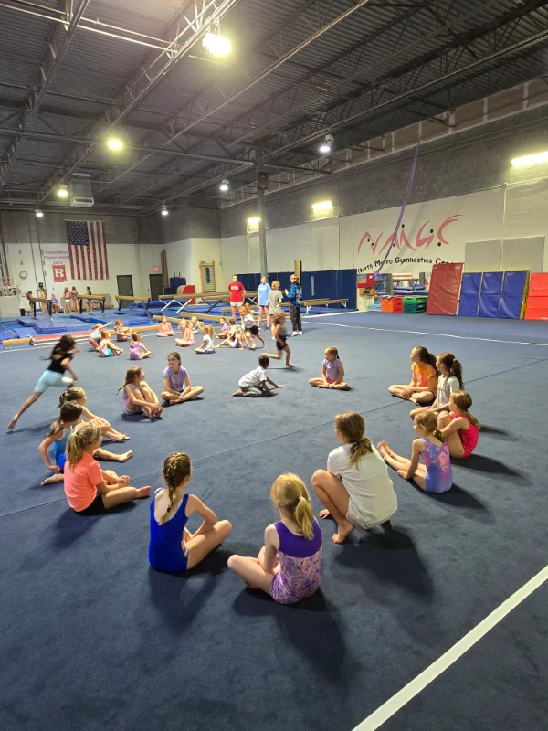 Preschool gymnastics class